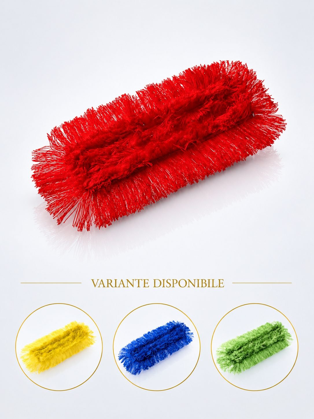 Mop Plat Antistatic din Acryl, 40 cm – Performanță Superioară pentru Lustruire în Zone cu Risc Ridicat