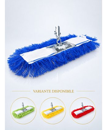 Sistem Profesional pentru Lustruire in Zone cu Risc Scazut de Contaminare – Mop Antistatic din Acryl + Suport Metalic, 40 cm