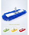 Sistem Profesional pentru Lustruire in Zone cu Risc Scazut de Contaminare – Mop Antistatic din Acryl + Suport Metalic, 40 cm