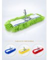 Sistem Profesional pentru Lustruire in Zone Alimentare – Mop Antistatic din Acryl + Suport Metalic, 40 cm