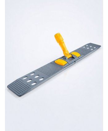 Suport mop plat profesional 80 cm, galben – Eficiență optimizată pentru suprafețele din băi
