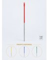 Mâner profesional roșu din aluminiu 140 cm pentru mop, pentru toalete