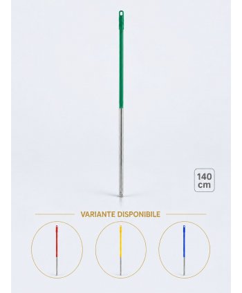 Mâner profesional verde din aluminiu 140 cm pentru mop, pentru bucătării