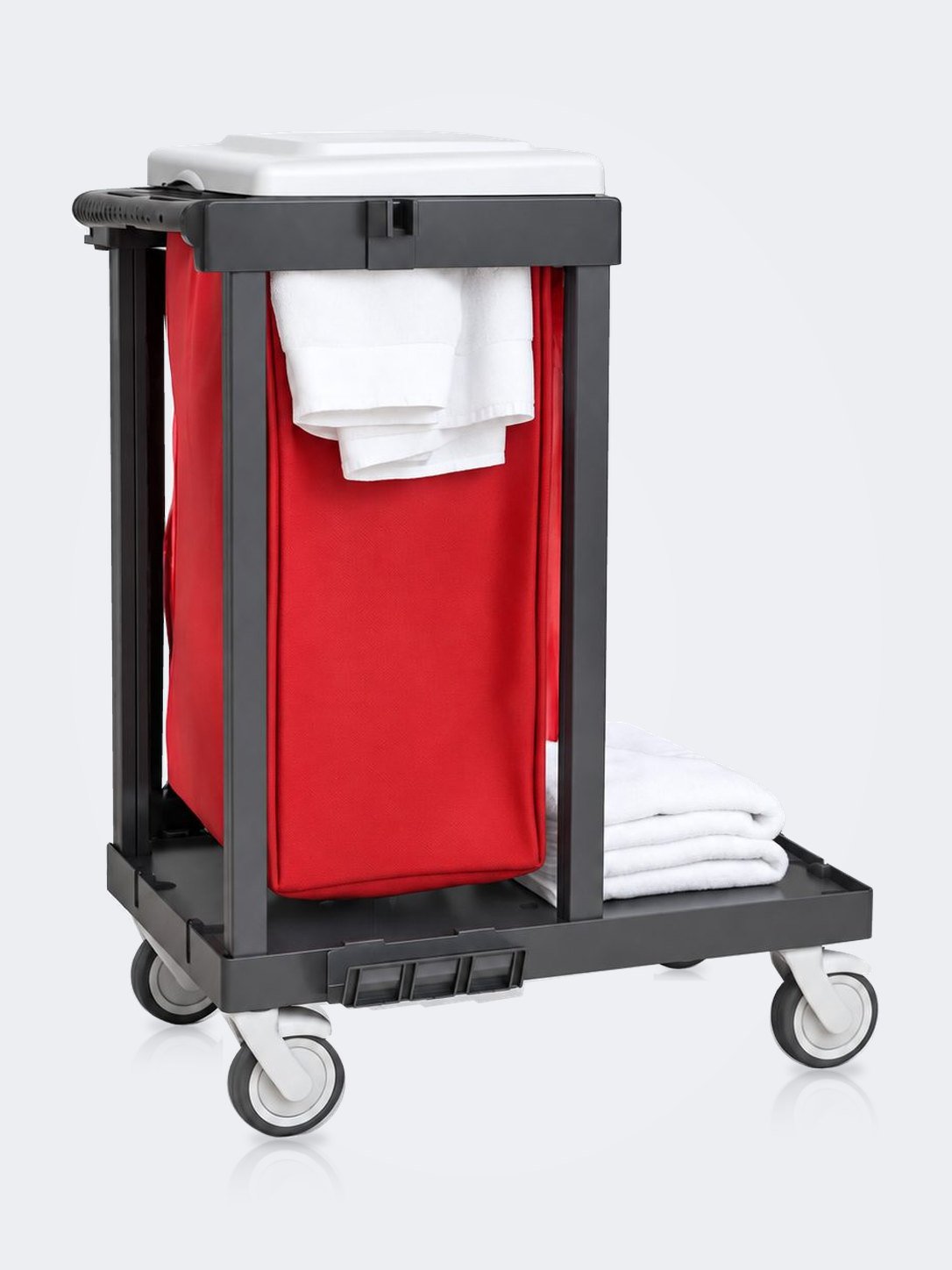 Cărucior Lenjerie ArliPlus® M19 – Colectare igienică și platformă multifuncțională pentru accesorii