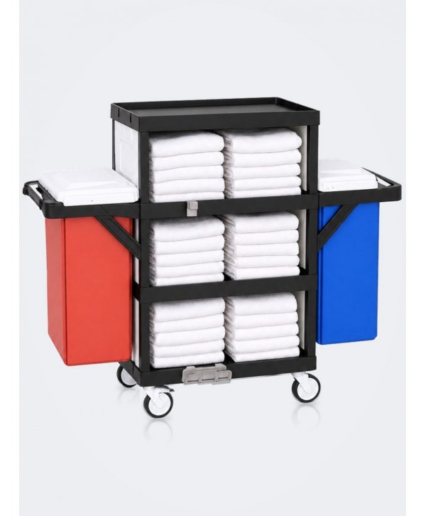 Cărucior Profesional pentru Hoteluri ArliPlus® M951 – Eficiență și Organizare pentru Housekeeping și Zona Food Cărucior Profesional pentru Hoteluri ArliPlus® M951 – Eficiență și Organizare pentru Housekeeping și Zona Food