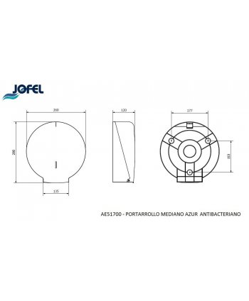 Dispenser Hartie Igienica Antibacterian 🔬🦠 cu Ioni de Argint, tehonologie SteriTouch® - Jofel Antibac