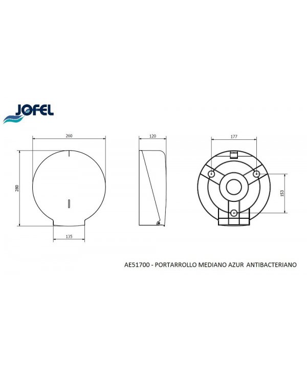 Dispenser Hartie Igienica Antibacterian 🔬🦠 cu Ioni de Argint, tehonologie SteriTouch® - Jofel Antibac