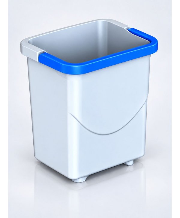 Galeata 5 litri cu maner albastru pentru carucior de curatenie Galeata 5 litri cu maner albastru pentru carucior de curatenie