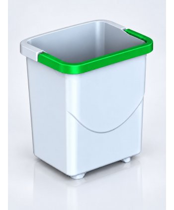 Galeata 5 litri cu maner verde pentru carucior de curatenie