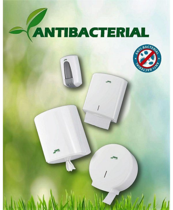 Dispenser Hartie Igienica Antibacterian 🔬🦠 cu Ioni de Argint, tehonologie SteriTouch® - Jofel Antibac