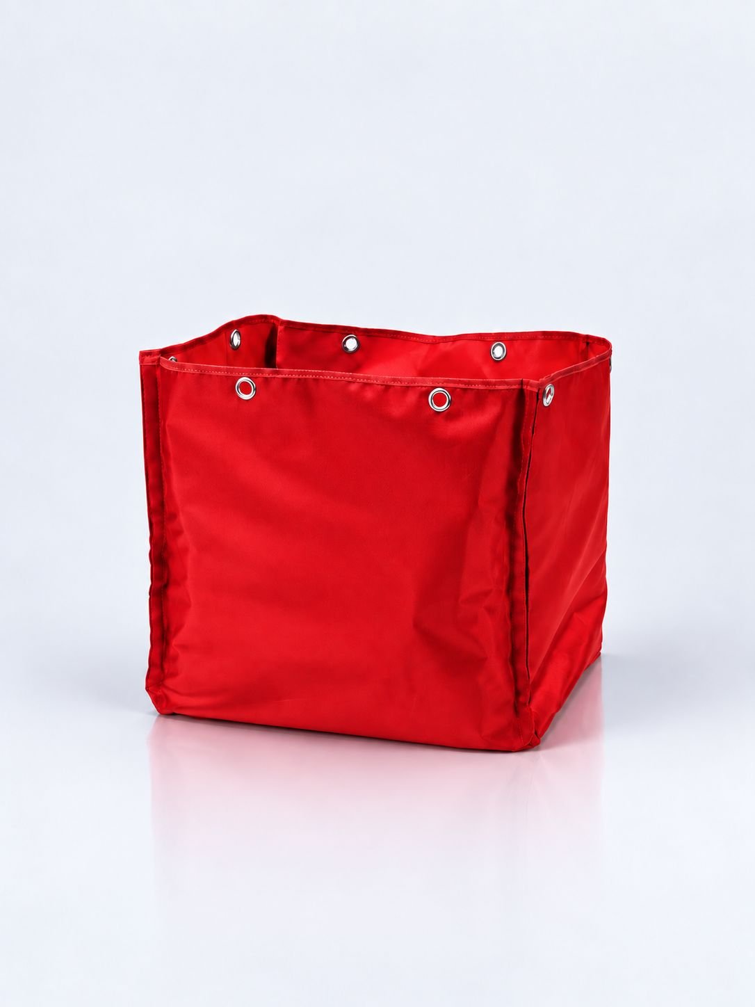 Sac textil roșu 70 litri cu deschidere largă pentru cărucior de curățenie