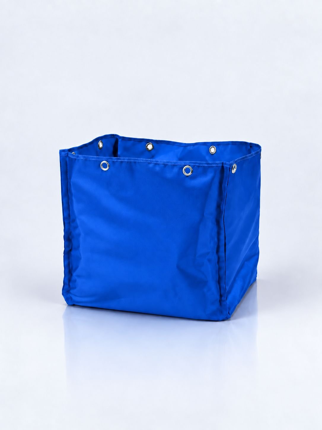 Sac textil albastru 70 litri cu deschidere largă pentru cărucior de curățenie