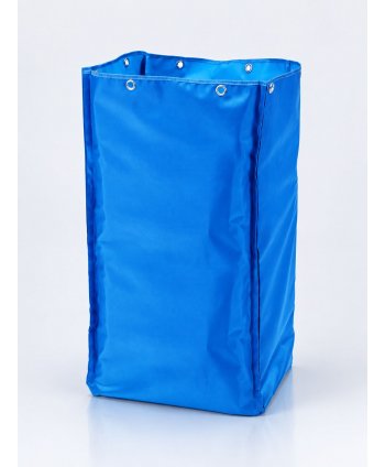 Sac textil albastru 120 litri pentru cărucior de curățenie