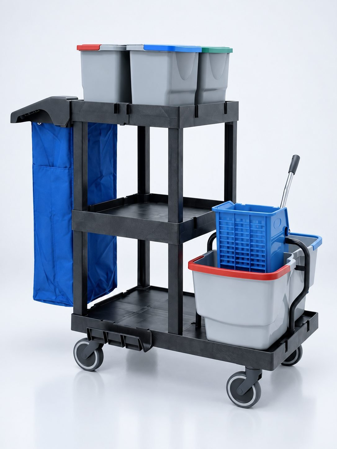 Cărucior de Curățenie ArliPlus® Evo Complet – Performanță și Versatilitate Maximă
