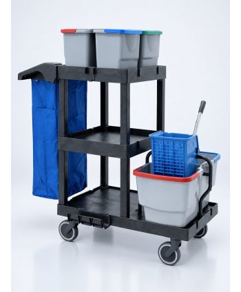 Cărucior de Curățenie ArliPlus® Evo Complet – Performanță și Versatilitate Maximă