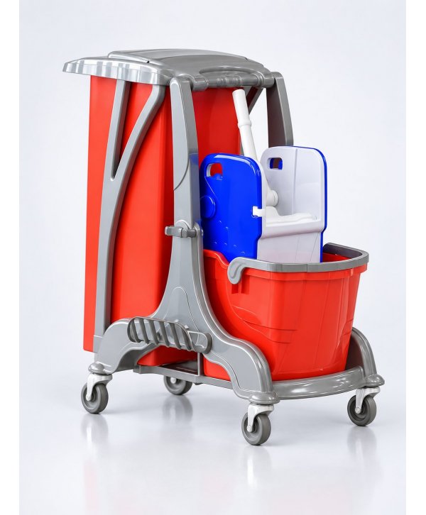 Cărucior de curățenie ArliPlus® Hercules 1 – eficiență, durabilitate și design profesional Cărucior de curățenie ArliPlus® Hercules 1 – eficiență, durabilitate și design profesional