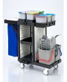 Cărucior de curățenie profesional ArliPlus® M55 - Soluția Modulară și Eficientă pentru Curațenie Impecabilă