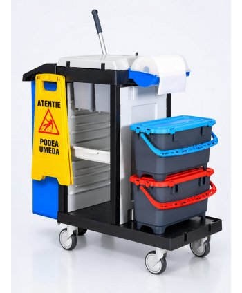 Cărucior de Curățenie Modular Uz Spitalicesc ArliPlus® M71 - Siguranță, Organizare și Eficiență