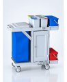 Cărucior de curățenie profesional ArliPlus® M645 pentru uz spitalicesc cu uși laterale magnetice