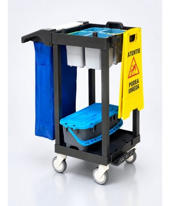 Cărucior de Curățenie Multifuncțional ArliPlus® M21s – Organizare și Eficiență în Spațiile Profesionale