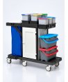 Cărucior de Curățenie Profesional ArliPlus® M87 Proiectat pentru Utilizare în Spitale, Clinici, Centre medicale