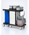 Cărucior de Curățenie Profesional ArliPlus® M86 - Organizare Impecabilă, Igienă Maximă, Flexibilitate Ridicată