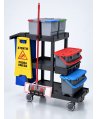 Cărucior profesional curățenie ArliPlus® M705 – Versiune optimizată pentru eficiență și spațiu extins de depozitare