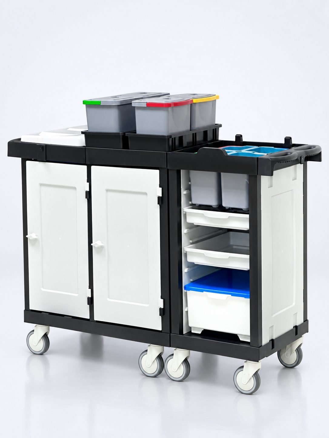 Cărucior de Curățenie Modular ArliPlus® M126 – Organizare Avansată și Siguranță Profesională
