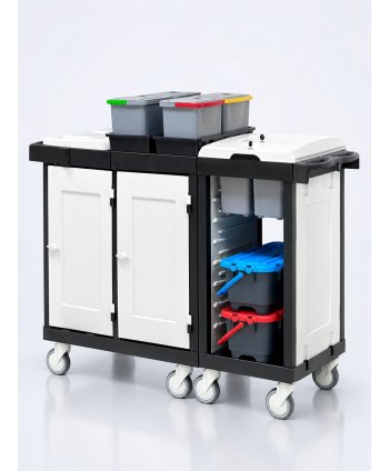 Cărucior de Curățenie Modular ArliPlus® M125 – Siguranță, Organizare și Flexibilitate pentru Domeniul Medical