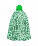 Mopuri profesionale - Mop cu fire lungi, microfibra, compatibil sistem K1, nu lasa scame, spalari grele (absoarbe 1 kg de lichid), 150 gr, verde - arli.ro