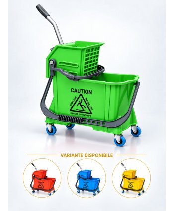 Cărucior de Curățenie Profesional ArliPlus® Verde – Soluția Ideală pentru Bucătării și Siguranță Alimentară