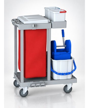 Cărucior de Curățenie ArliPlus® M423 – Colectare eficientă și organizare inteligentă în spații profesionale