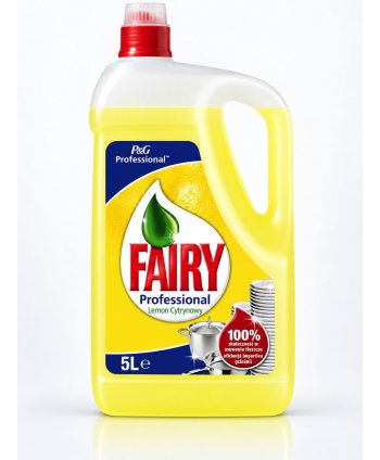 Fairy Professional Lemon 5L – Detergent Profesional pentru Vase cu Parfum de Lămâie