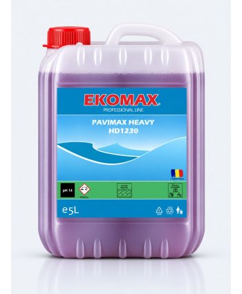 Pavimax Heavy 5L – Detergent Profesional pt Curățenie Industrială Grea, Îndepărtează grăsimi, uleiuri și murdărie persistentă