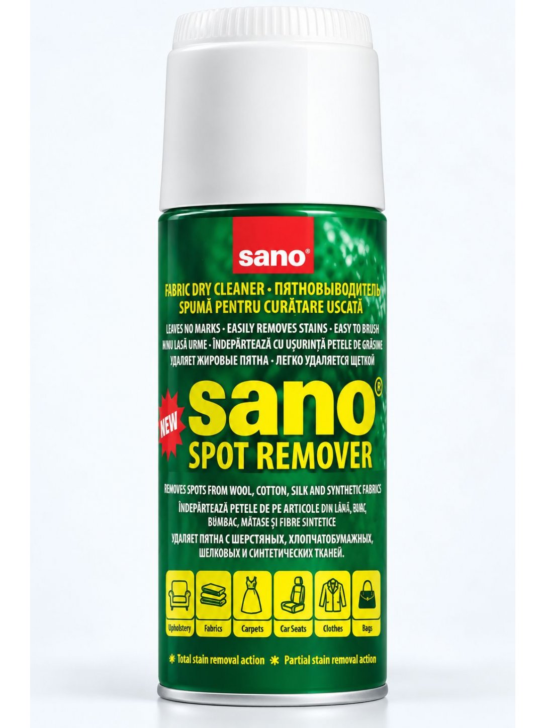 Sano Spot Remover 170ml – Soluția Eficientă pentru Curățarea Uscată a Petelor