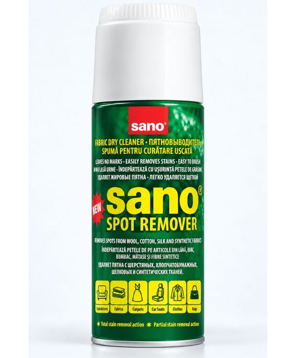 Sano Spot Remover 170ml – Soluția Eficientă pentru Curățarea Uscată a Petelor Sano Spot Remover 170ml – Soluția Eficientă pentru Curățarea Uscată a Petelor