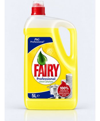 Fairy Professional Lemon 5L – Detergent Profesional pentru Vase cu Parfum de Lămâie