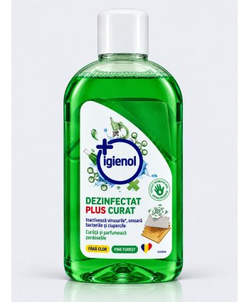 Igienol Pine Fresh 1L – Dezinfectant Universal fără Clor, cu 96% Alcool pentru Curățarea și Igienizarea Suprafețelor