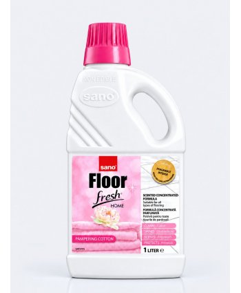 Sano Floor Fresh Home Cotton 1L – Detergent pentru Pardoseli cu Parfum Intens și de Lungă Durată