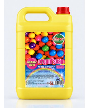 Săpun Lichid Bubble Gum – 5L | Curățare Delicată și Hidratare pentru Toate Tipurile de Piele