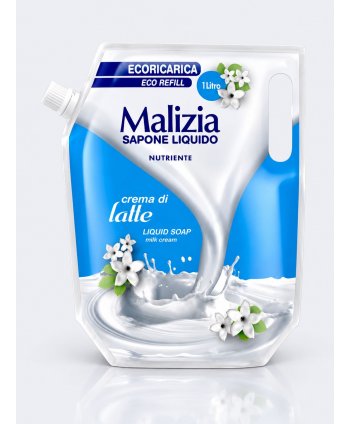 Săpun Lichid Malizia Crema di Latte 1L – Îngrijire Delicată pentru Pielea Sensibilă