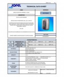 Dozatoare de sapun - Dozator pentru sapun lichid cu finisaj nichelat, calitate Premium, Jofel Aitana Nickel, capacitate 900 ml - arli.ro