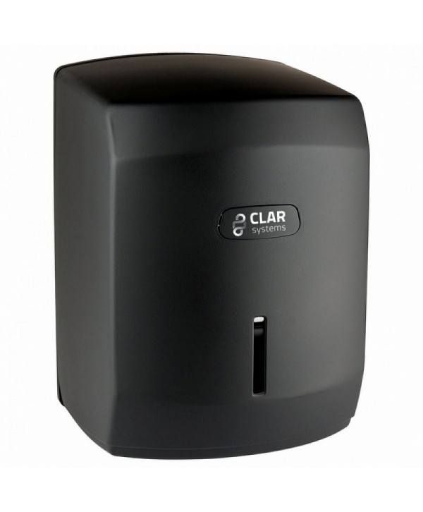  Dispensere prosoape hartie - - Dispenser prosop hartie rola maxi, negru mat, Clar Systems I-Nova - arli.ro