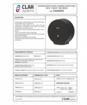  Dispensere hartie igienica - Dispenser de Hârtie Igienică CLAR Systems I-NOVA în Negru Mat Cauciucat – Funcționalitate și Eleganță în Design Modern - arli.ro