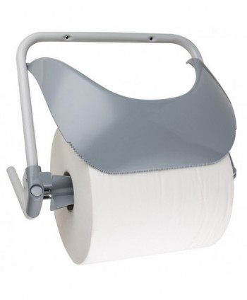 Dispenser industrial din metal si plastic cu fixare pe perete pentru role de hârtie mari Clar Systems – Robust si Eficient