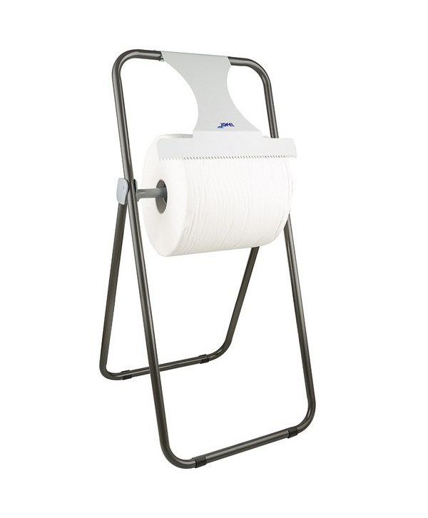 Dispenser industrial de podea din otel Jofel – Stabilitate, rezistență și mobilitate pentru role mari de hârtie