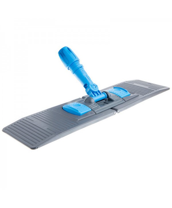 Mopuri profesionale - - Suport mop plat profesional 50 cm, cu buzunare, albastru – Performanță și igienă optimizată - arli.ro