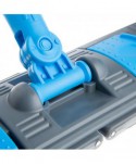Mopuri profesionale - Suport mop plat profesional 50 cm, cu buzunare, albastru – Performanță și igienă optimizată - arli.ro