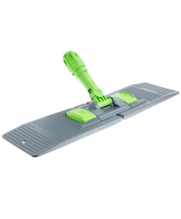  Mopuri profesionale - - Suport pentru mop plat profesional cu buzunare, 50 cm, compatibil sistem B5, rotire 360°, conform normelor UE, verde / gri - arli.ro