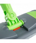 Mopuri profesionale - Suport metalic pentru mop plat cu buzunare, 50 cm, compatibil sistem B5, rotire 360°, conform normelor UE, verde / gri - arli.ro